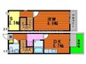 シェソワ今 1DK+Sの間取り