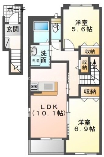 間取図 ハイム・ルースライン