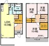 グレイスホーム　Ａ棟 3LDKの間取り