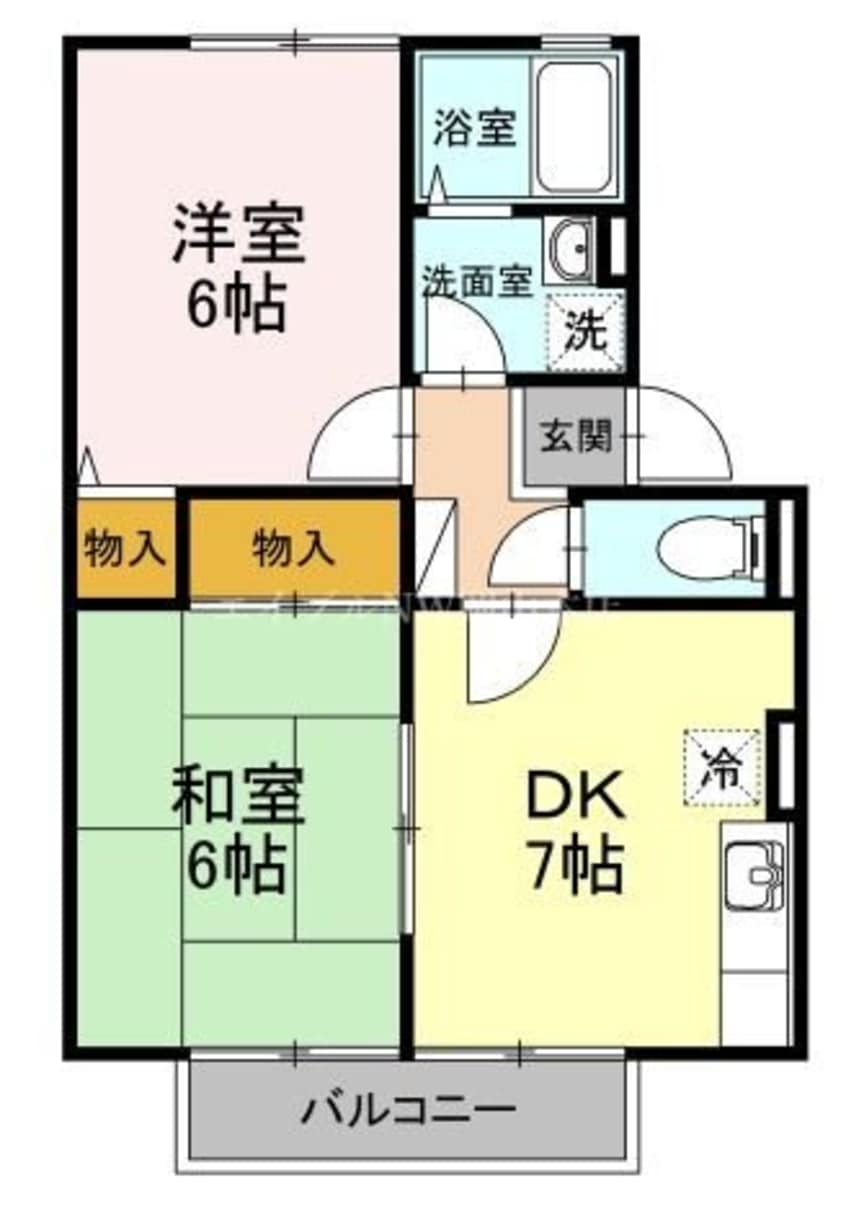 間取図 ラ・モール津島