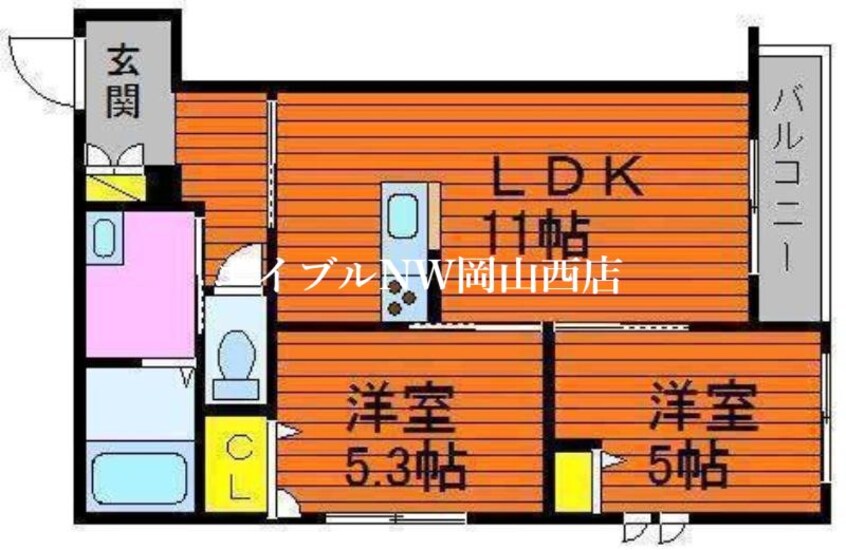 間取図 エストガーデン