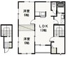 プロスペリティ万倍 2LDKの間取り