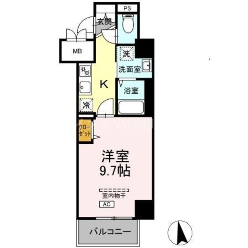 間取図 グランディオ医大前