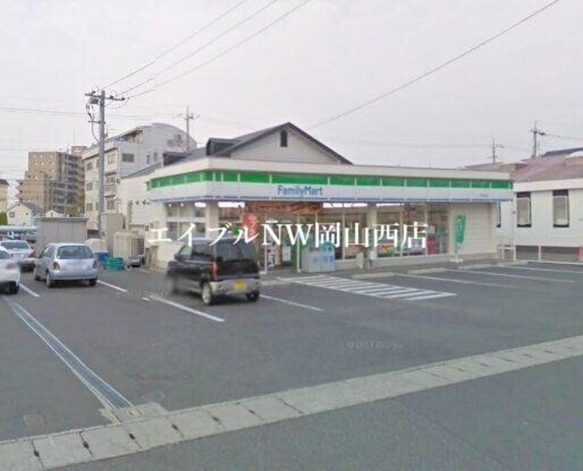 ファミリーマート岡山青江店(コンビニ)まで588m アルヴィータ