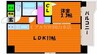 ピュア京橋 1LDKの間取り