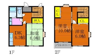 間取図 藤原コーポ（片岡）