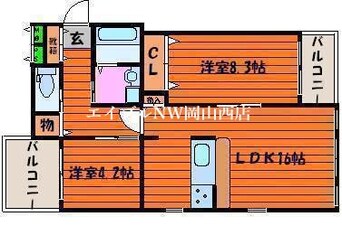 間取図 中山下壱番館