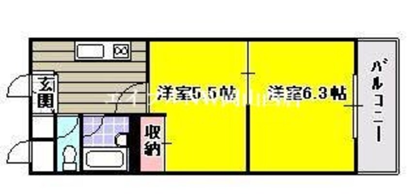 間取図 フォレストオエル国富