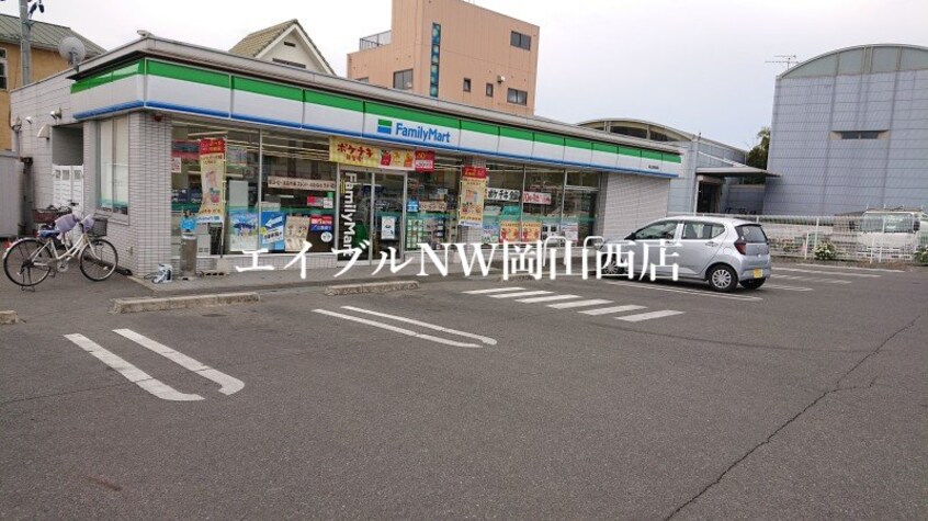 ファミリーマート岡山西長瀬店(コンビニ)まで145m カーサ21