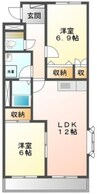 ティーワイケイ 2LDKの間取り