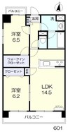 WIN北方 2LDKの間取り