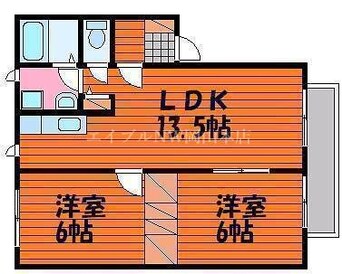 間取図 アウローラ万倍　Ｂ棟