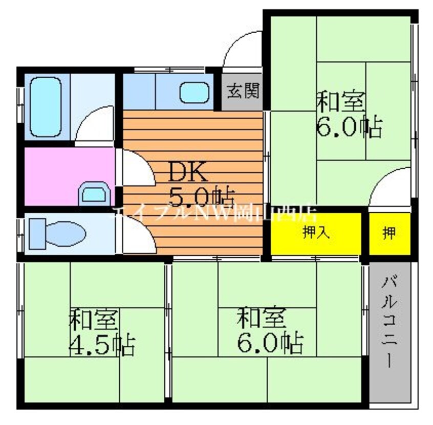 間取図 伊島コーポ