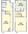三浜町1丁目戸建 3Kの間取り