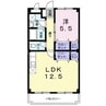 マンションエトランゼ 1LDKの間取り