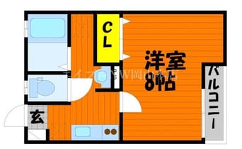 間取図 ARROWS SQUARE今保　Ｃ棟