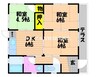 岡借家　 3DKの間取り