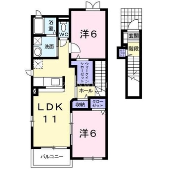 間取図 テラース平吉Ｂ