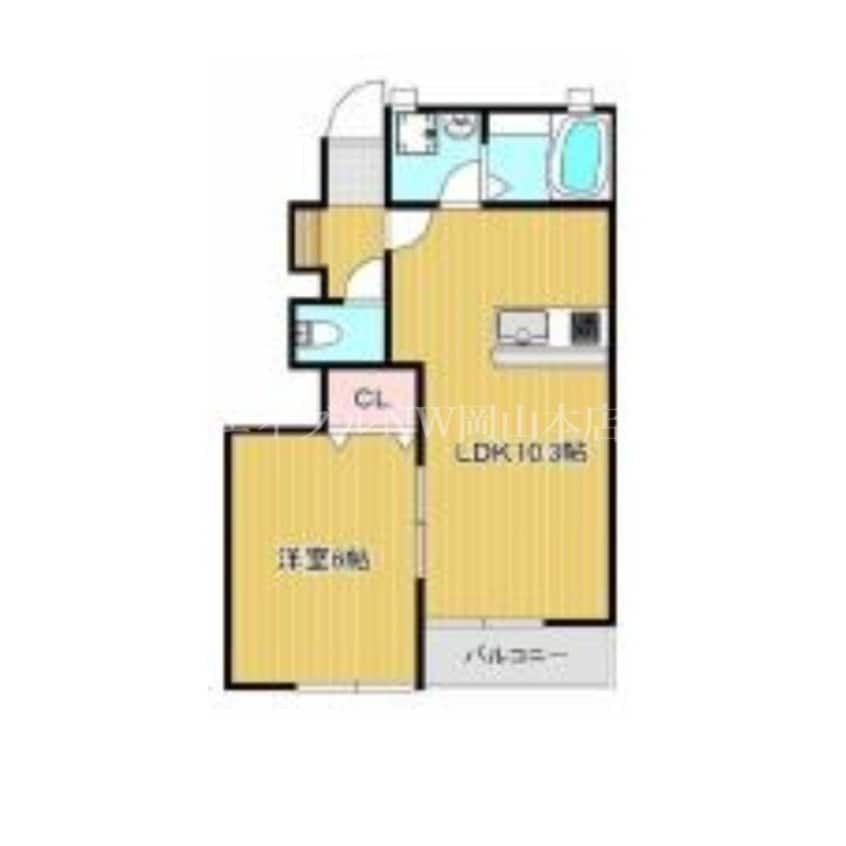 間取図 フォレスト備前原Ｃ棟