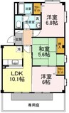 フォブール当新田Ａ棟 3LDKの間取り
