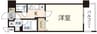 レジデンスカープ南中央町 1Kの間取り
