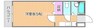 FLAT LEAVES学南町 1Kの間取り
