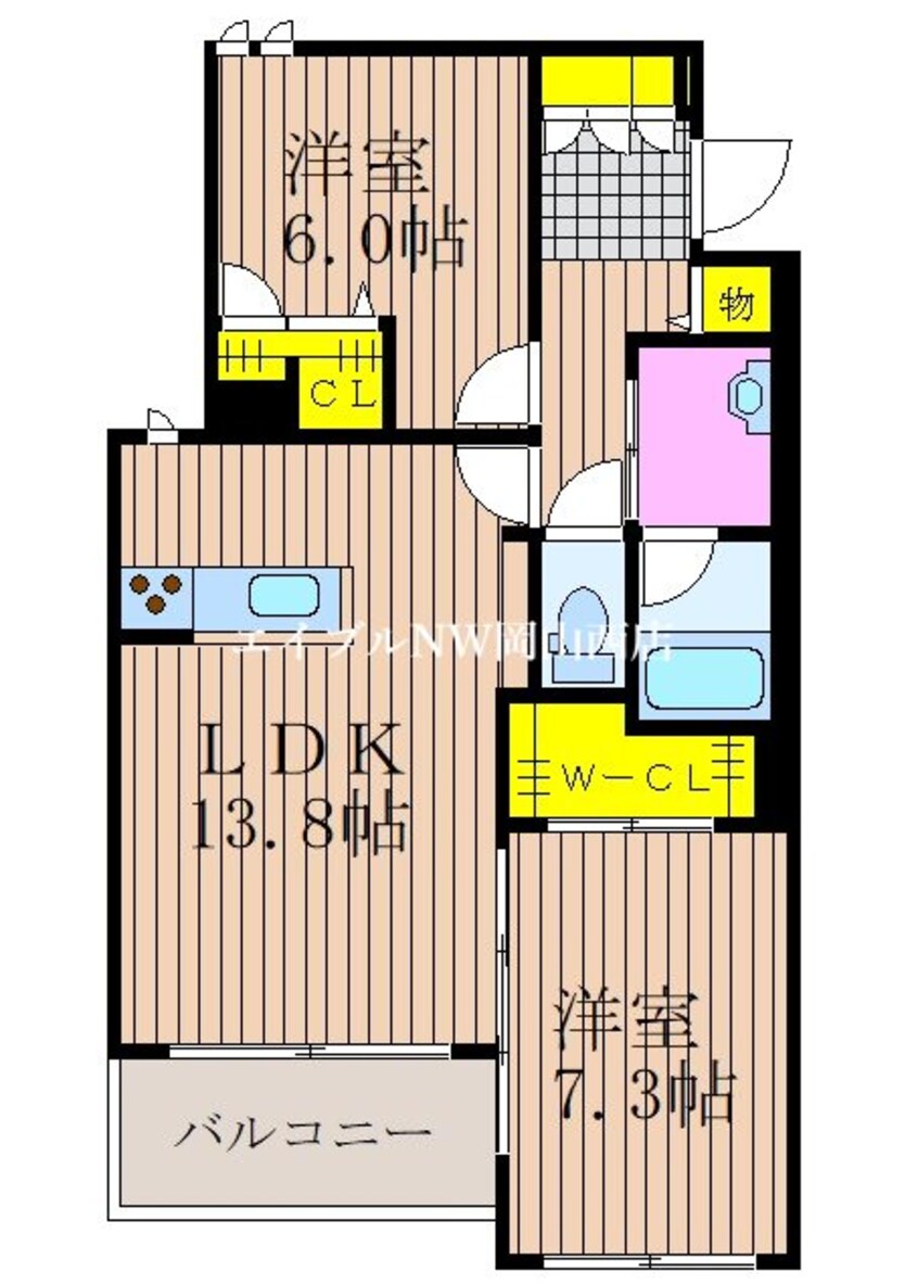 間取図 ヴィラ　シャテーニュ