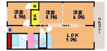 間取図 カウル十日市