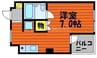 ノーブルハイツ鹿田 1Kの間取り