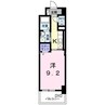 オンフォレスト芳泉 1Kの間取り