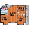 ベンハウス伊福町 3LDKの間取り