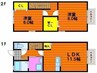 ローズコート 2LDKの間取り