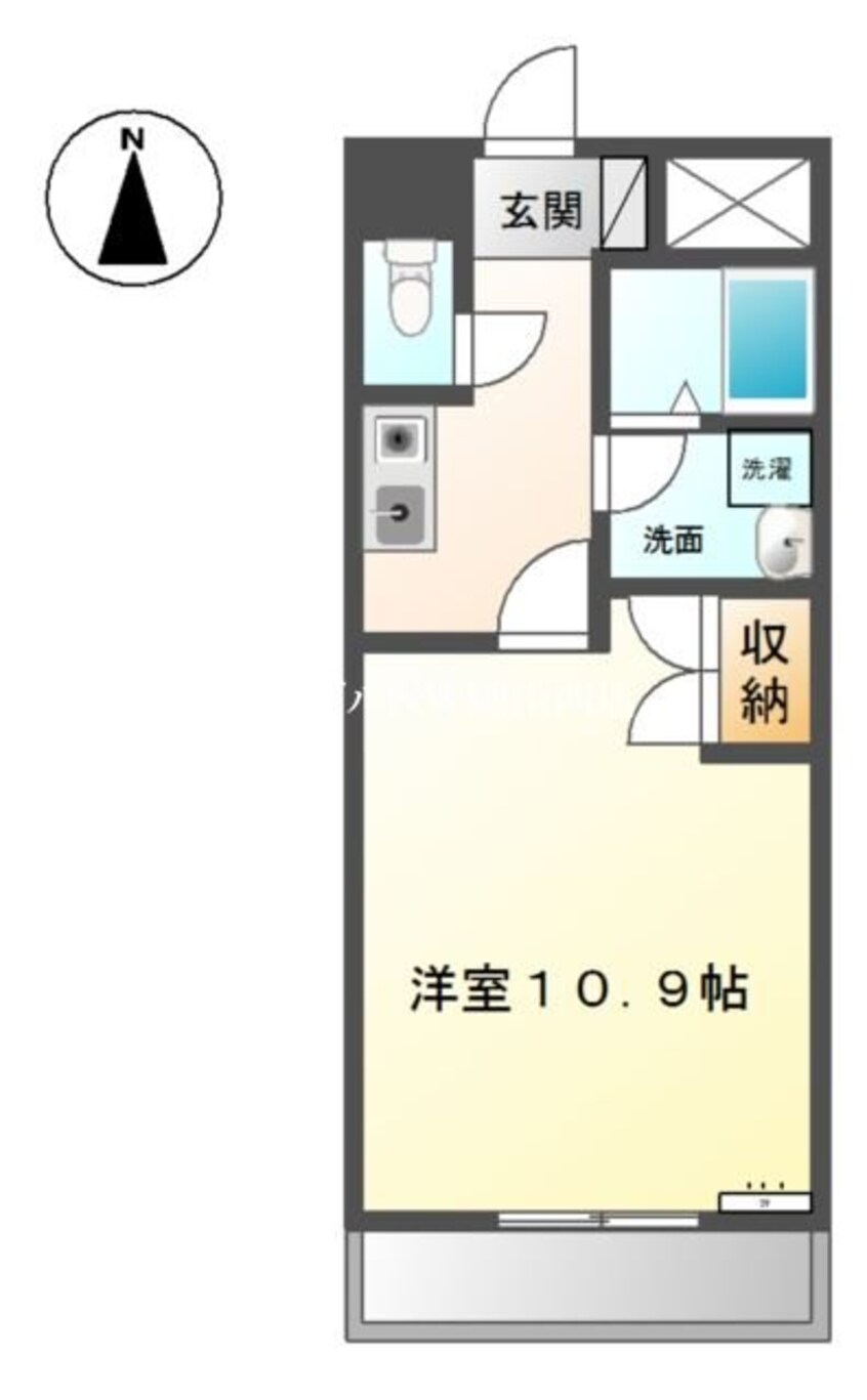 間取図 ダイヤモンド・パレス