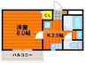 ＮＥＸＴ　Ⅲ 1Kの間取り