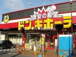 ドン・キホーテ岡山下中野店(電気量販店/ホームセンター)まで599m ダンディライオンB棟