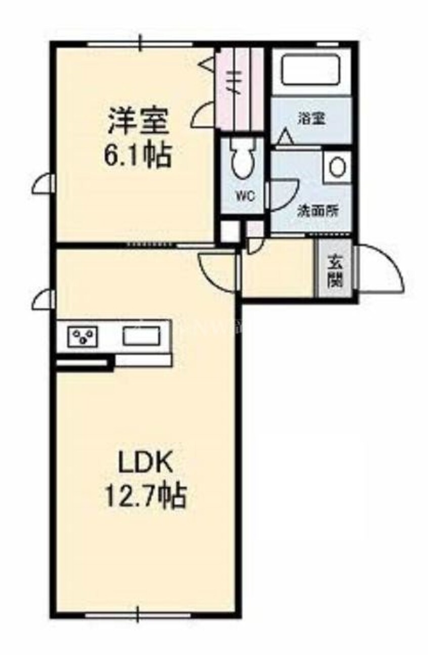間取図 ラフィネパルク