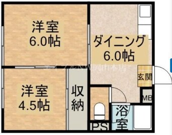 間取図 グリーンコーポ