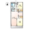 ファインヴィーブル 2LDKの間取り