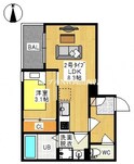 REGALEST 西崎Ⅲの間取図