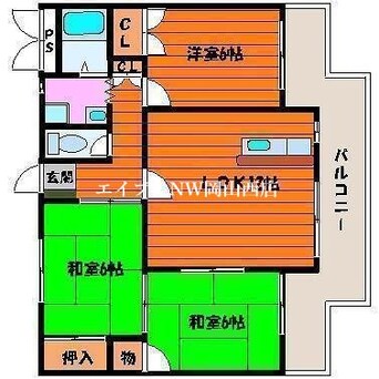 間取図 プリンセス新保