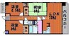 ライオンズマンション西古松 3LDKの間取り