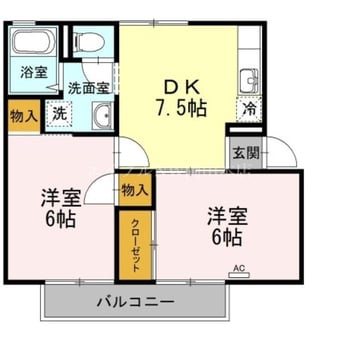 間取図 プレジールフダバ