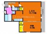 セレニテ 1LDKの間取り