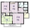 メゾンアスカ２ 3DKの間取り