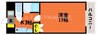 BROWNS HOMES 1Kの間取り