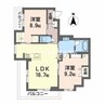 アトリエール番町 2LDKの間取り