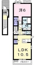 レ・クローチェの間取図