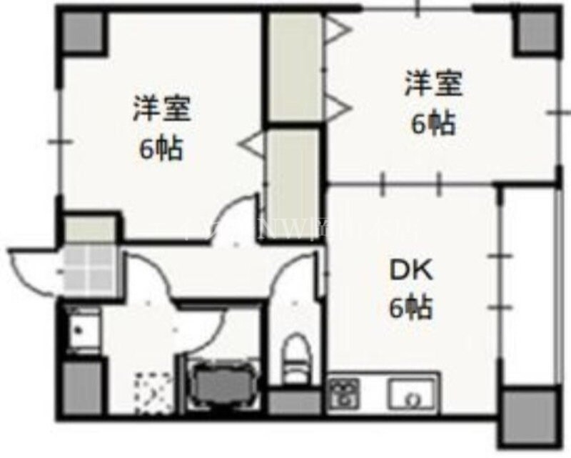 間取り図 ウッドコート医大南