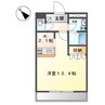 フェアリー壱の口Ａ 1Kの間取り