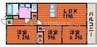 ルネス武田 3LDK+Sの間取り